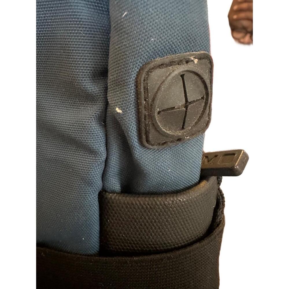 NWT Moleskine Backpack Small Blue Black Sacs Collection ID Crosshatch Adjustable - Picture 13 of 16